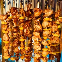 Шашлык из тандыра с картошкой